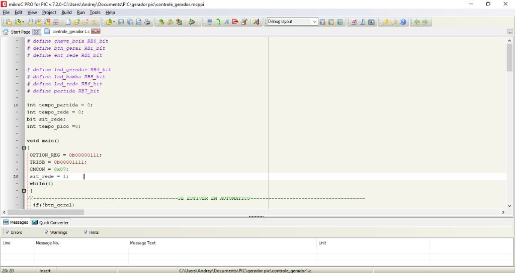 MikroC PIC Microcontrolador