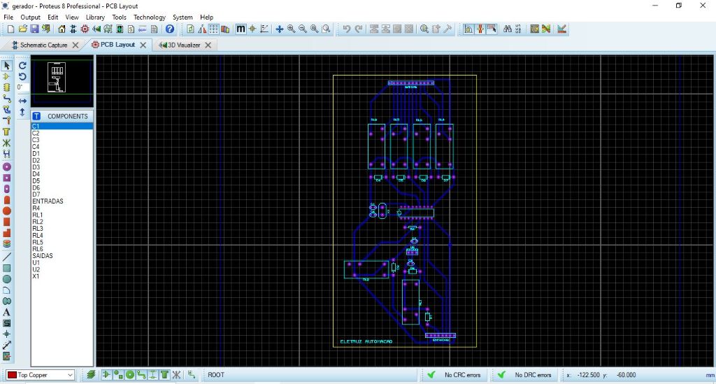 Proteus PCB Layout