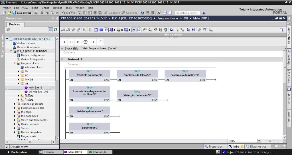 Siemens TIA Portal CLP S7-1214C